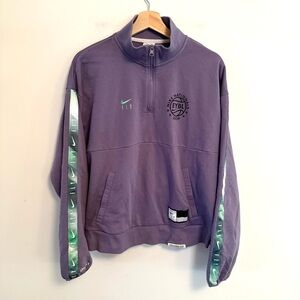 Nike EYBL Basketball Women’s Swoosh Fly Dri-FIT Pullover 1/4-Zip Top – XL TALL